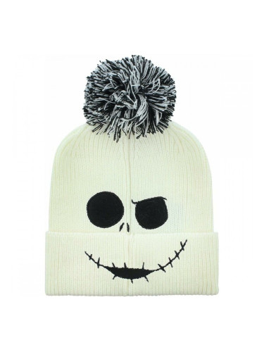 Шапка The Nightmare Before Christmas Jack Face Jumbo Бял