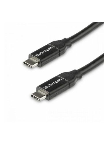 Кабел USB-C Startech USB2C5C50CM Бял Черен 50 cm