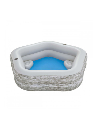 Надуваем Басейн Bestway Сив 213 x 206 x 53 cm