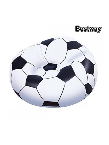 Надуваем пуф Bestway Футболна Топка 114 x 112 x 71 cm