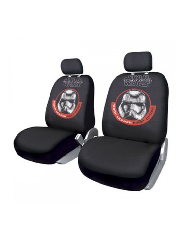 Комплект Kалъфи за Седалки Star Wars Stormtrooper Универсален Преден Черен 2 броя