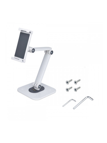 Поставка за таблет Startech ADJ-TABLET-STAND-W Бял
