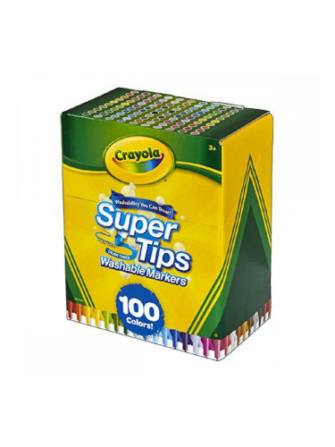 Комплект Химикали с Филц Super Tips Crayola 58-5100 (100 uds)