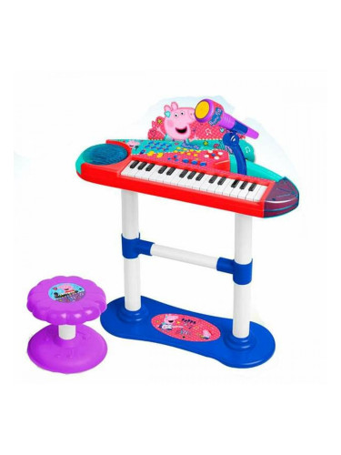 Играчка пиано Peppa Pig Микрофон Табуретка