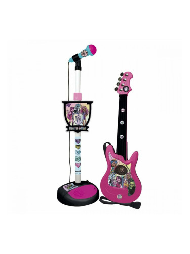 Детска Китара Monster High Mикрофон Караоке