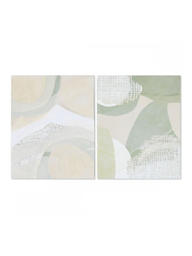 Картина Home ESPRIT Абстрактен Модерен 80 x 3,8 x 100 cm (2 броя)