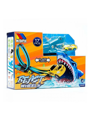 Писта за Бягане Moltó 107 cm Акула 17 Части