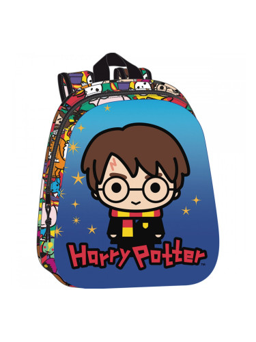 Училищна чанта Harry Potter Син Многоцветен 27 x 33 x 10 cm