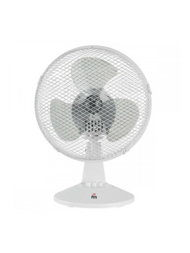 Настолен вентилатор Grupo FM 65786 25 W Ø 23 cm Бял