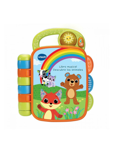 Моята Първа Музикална Книга Vtech 18,8 x 5,5 x 21,6 cm Животни