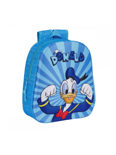 3D Детска раница Donald Син 27 x 33 x 10 cm