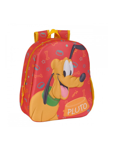 3D Детска раница Clásicos Disney Pluto Оранжев 27 x 33 x 10 cm