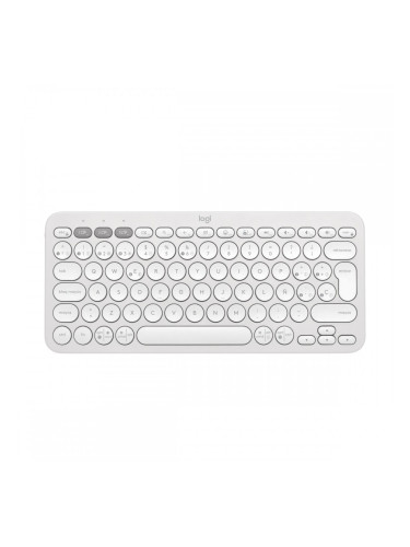 Безжична клавиатура Logitech K380s Бял Испанска Qwerty