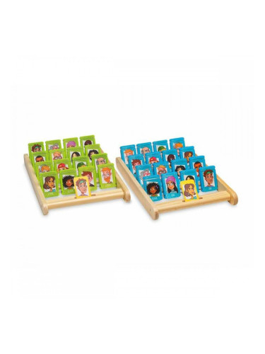 Дървена Игра Cayro Quien es quien 25 x 18 x 33 cm