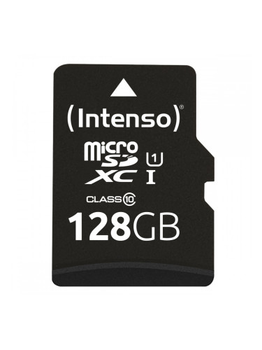 Mикро SD карта памет с адаптер INTENSO 128 GB