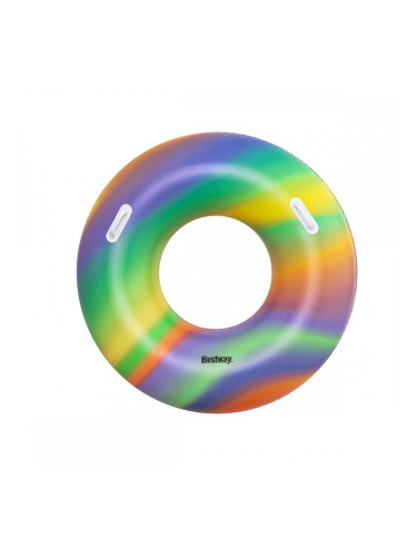 Inflatable Pool Float Bestway Ø 119 cm Дъга Многоцветен