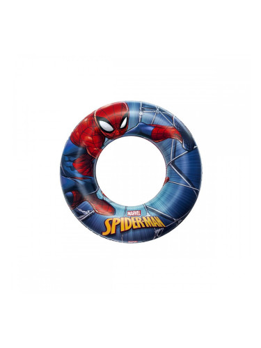 Inflatable Pool Float Bestway Spiderman Ø 56 cm Син