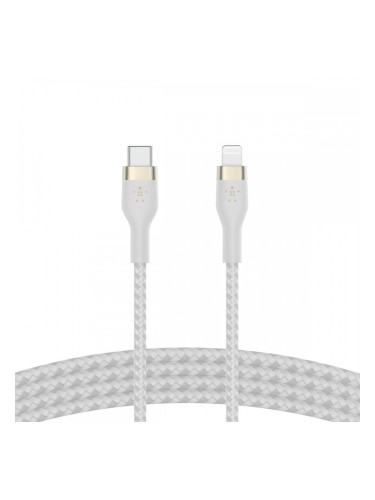 Кабел USB-C към Lightning Belkin 1 m Бял (1 броя)