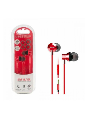 Слушалки Aiwa Червен