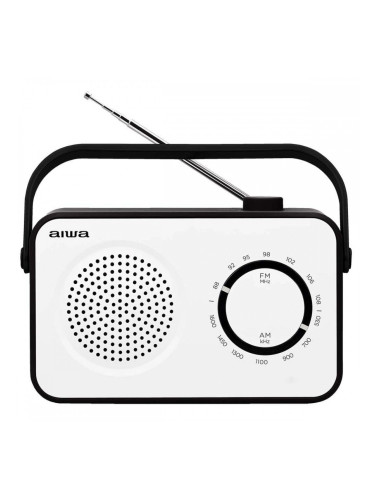 Радио преводач Aiwa Бял AM/FM