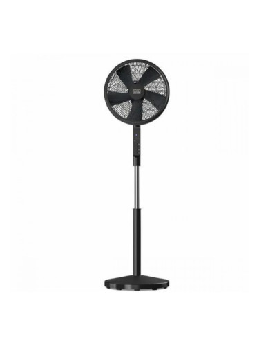 Вентилатор с крака Black & Decker BXEFP51E Черен 55 W