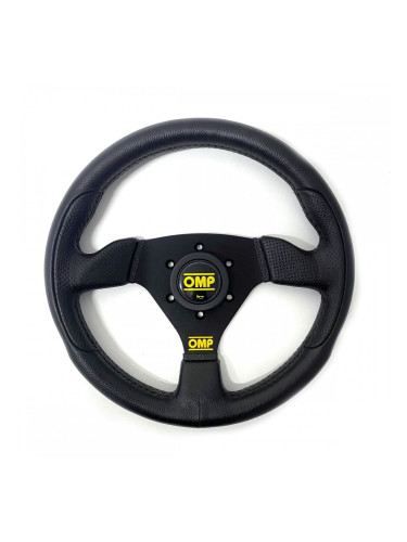 Състезателен Волан OMP Trecento Uno Полиуретан Черен Ø 30 cm