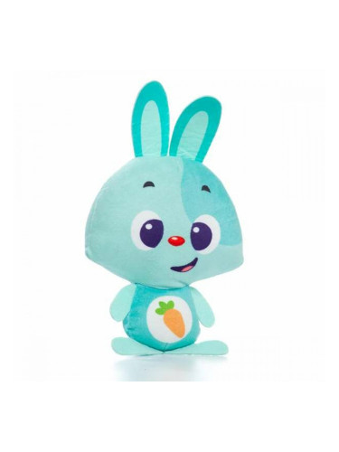 Мека играчка със звук Moltó Gusy luz Baby Bunny цвят тюркоаз 7,5 cm