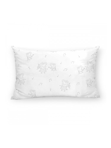 Калъфка за възглавница Peppa Pig Сив 30 x 50 cm 100% памук