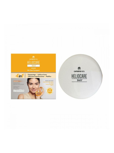 Слънцезащитен с Цвят Heliocare 360 Compact Oil-Free Бронз SPF 50+ 10 g
