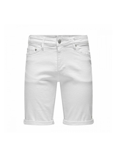 Мъжки Къси Панталони Only & Sons Onsply 9297 White Бял - L
