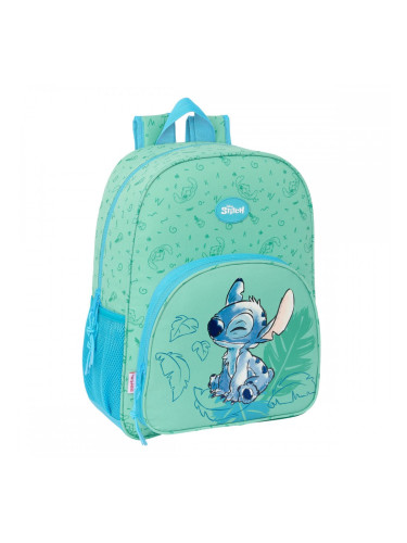 Училищна чанта Lilo & Stitch Aloha цвят тюркоаз 33 x 42 x 14 cm