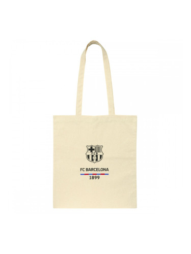 Чанта F.C. Barcelona Бежов Памук