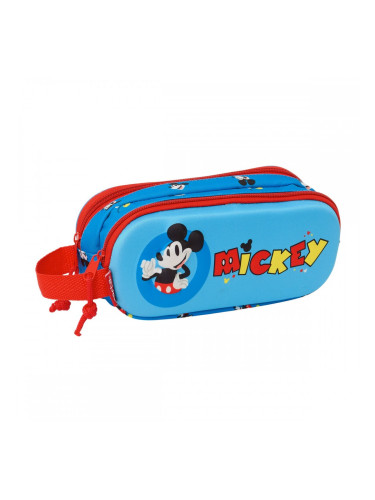 Двоен Моливник Mickey Mouse Clubhouse Син 21 x 8 x 6 cm 3D