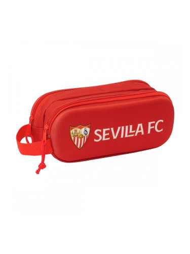 Двоен Моливник Sevilla Fútbol Club Червен 21 x 8 x 6 cm 3D