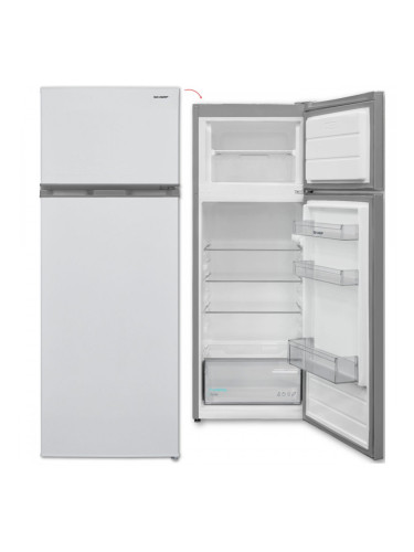 Комбиниран хладилник Sharp SJFTB01ITXWEES Бял