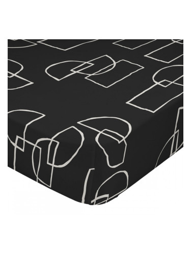 Чаршаф с ластик HappyFriday BLANC Многоцветен 180 x 200 x 32 cm