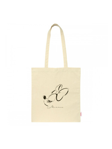 Чанта от плат Minnie Mouse Natural Beige