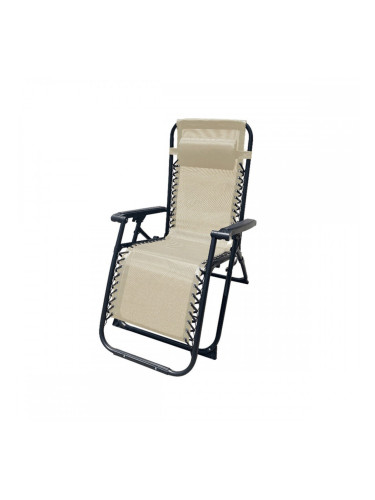 подплатен къмпинг стол Marbueno Бежов 90 x 108 x 66 cm