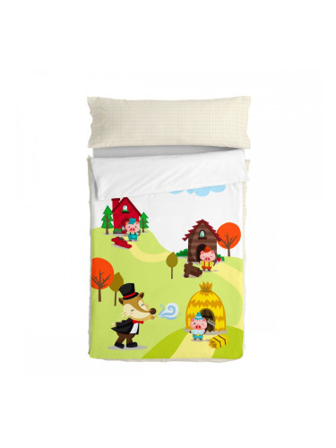 Северен Чувал с Подплънки HappyFriday Mr Fox Piggys Многоцветен 105 x 200 cm