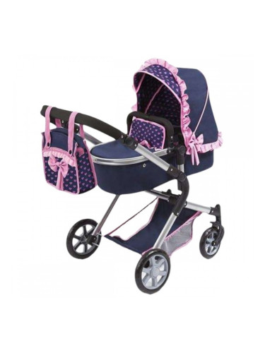 Количка за Кукли Reig Combi 62 cm 82 x 79 x 38,5 cm Морско син