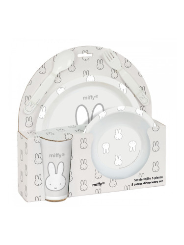 Детски комплект съдове Miffy Niebla (5 Части)