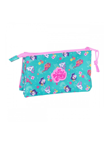 Троен Моливник My Little Pony Magic Розов цвят тюркоаз 22 x 12 x 3 cm