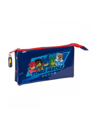 Троен Моливник PJ Masks Ready Морско син 22 x 12 x 3 cm