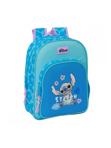 Училищна чанта Lilo & Stitch Hawaii Син 26 x 34 x 11 cm