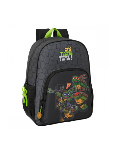 Училищна чанта Teenage Mutant Ninja Turtles Черен Сив 33 x 42 x 14 cm
