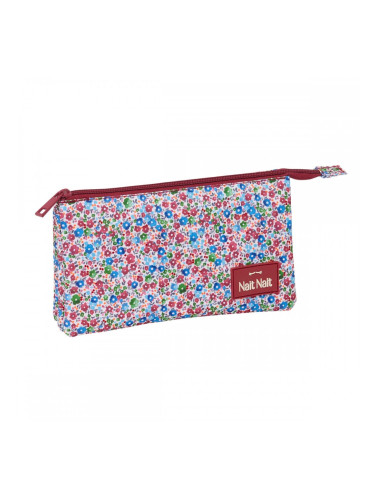 Пътническа Чанта Nait Nait Flores coimbra burdeos Бургундия 22 x 12 x 3 cm