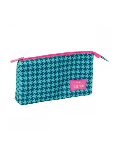 Пътническа Чанта Nait Nait Pata de gallo verde Зелен 22 x 12 x 3 cm