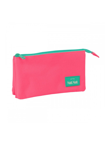 Троен Моливник Nait Nait Rosa fluor Розов 22 x 12 x 3 cm