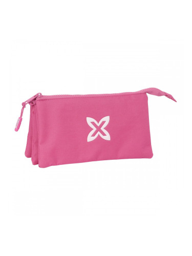 Троен Моливник Munich Basic Фуксия 22 x 12 x 3 cm