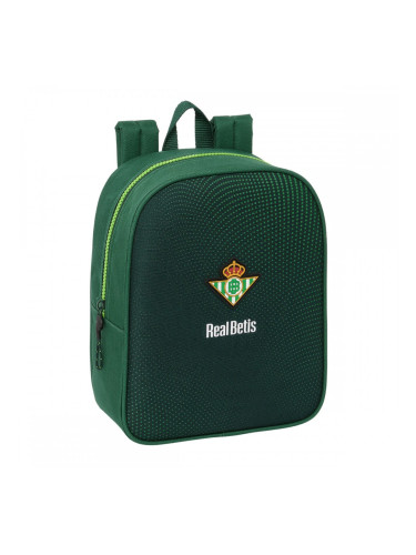 Училищна чанта с колелца Real Betis Balompié Зелен 22 x 27 x 10 cm